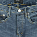 Blue Skinny Vintage Coated Denim
