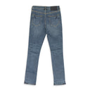 Blue Skinny Vintage Coated Denim