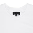 WHITE CLEAN JERSEY SHORT SLEEVE T-SHIRT