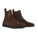 Brown Chelsea Suede Boots