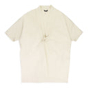 Cream Wide-Fit Kimono With Belt