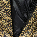 Multicolor Leopard Sleeping Bag Coat