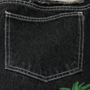 Black Patchwork Denim