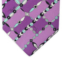Purple Abstract Detail Tie