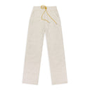 Cream Script Logo Sweatpant