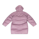 Pink Long Belted Puffer