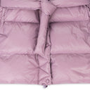 Pink Long Belted Puffer