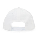 White Azur Linen Baseball Cap