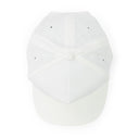 White Azur Linen Baseball Cap