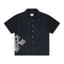 Multicolor Cross Logo Snap Shirt