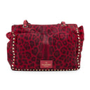 Red Leopard Rockstud Tote