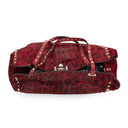 Red Leopard Rockstud Tote