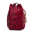 Red Leopard Rockstud Tote