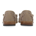 BROWN BANDANA LOAFERS