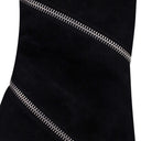 Spiral Zip Around Ankle Boots