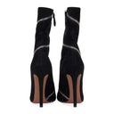 Spiral Zip Around Ankle Boots