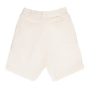Cream Script Logo Shorts