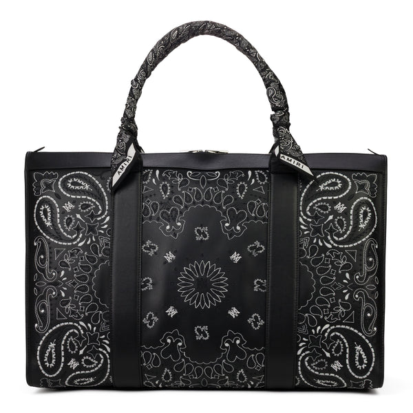 Black Weekender Bandana Bag