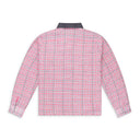 Metallic Pink Tweed Work Shirt 1