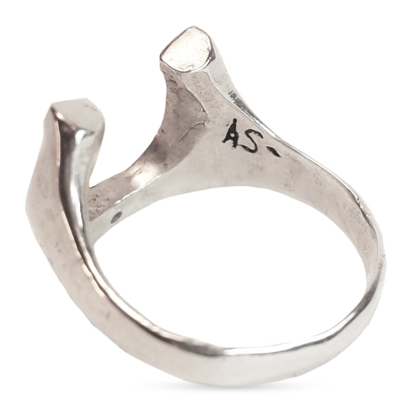 Silver Workwear Herradura Ruby Ring