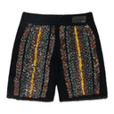 Black Braided Bandana Shorts