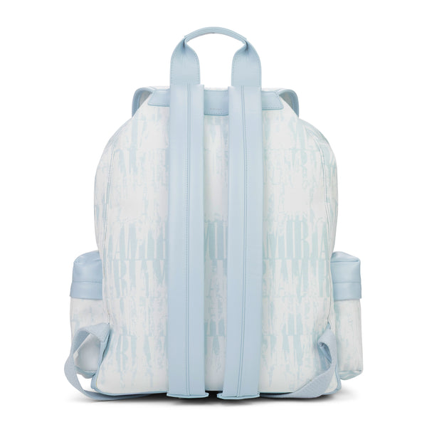 Baby Blue Jacquard Logo Tie Dye Rucksack