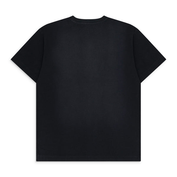 Black Textured Sky High Tee