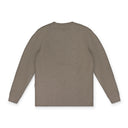 Brown LS Melange Uniform Tee