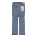 Light Indigo Ripped Flare Jeans