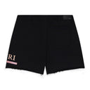 Black MA Watercolor Bar Sweatshorts