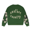 Green Cactus Wreath Crewneck