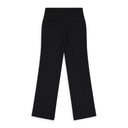 BLACK BOOT CUT WIDE-LEG PANTS