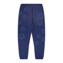 Navy Mono Wreath Sweatpants
