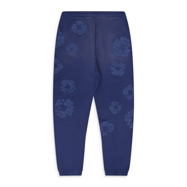 Navy Mono Wreath Sweatpants