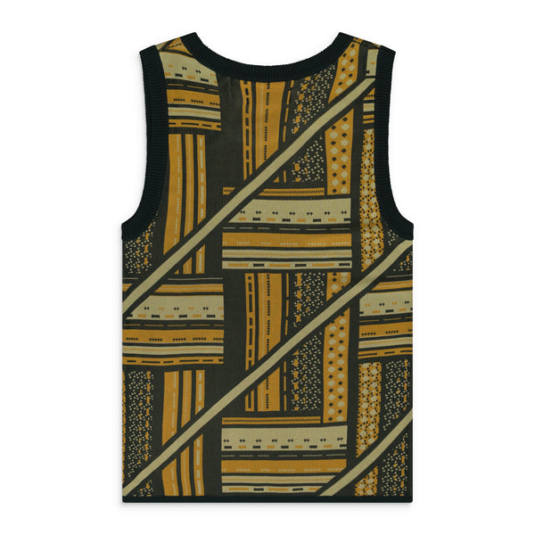 Green Kalonji Knit Vest