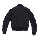 Black Tonal Crinkle Bomber