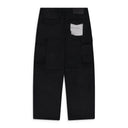 Black Woven Cargo Pants