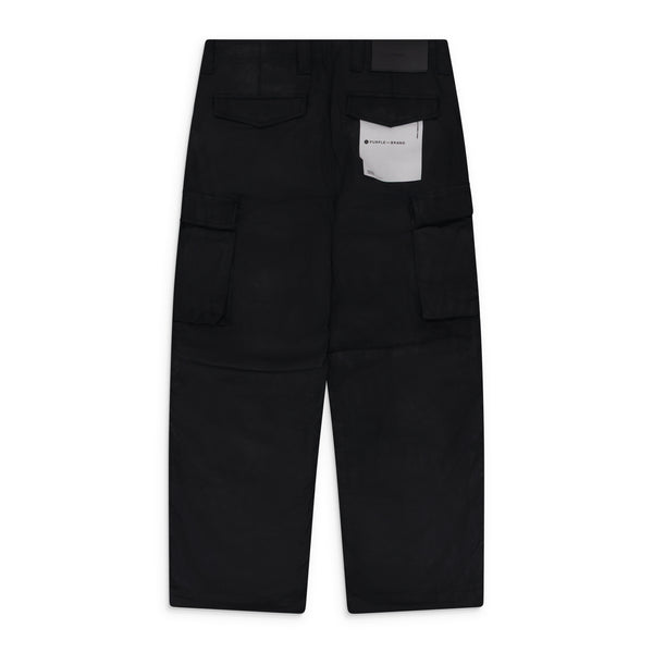 Black Woven Cargo Pants
