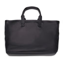 Black Nappa Logo Embroidery Tote Bag