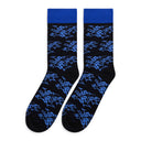 Black/Blue Candy Socks