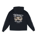 Black Who Are You Hoodie