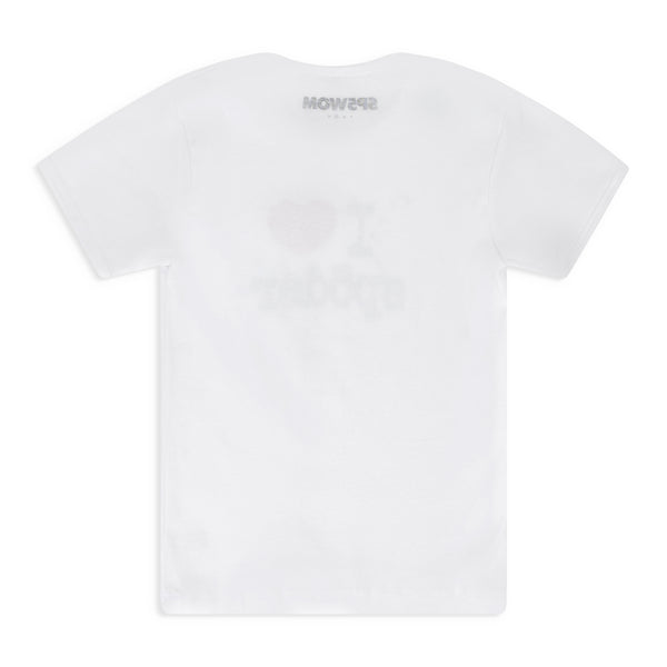 White I Love Sp5der Baby T-Shirt