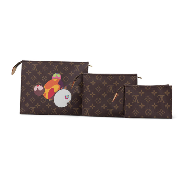 Brown x Takashi Murakami Trio Toiletry Pouches
