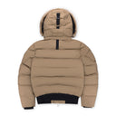 Dune/Bronze Cloud Shearling Bomber Jacket