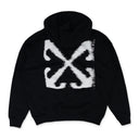 Black Windy Arrow French Terry Hoodie