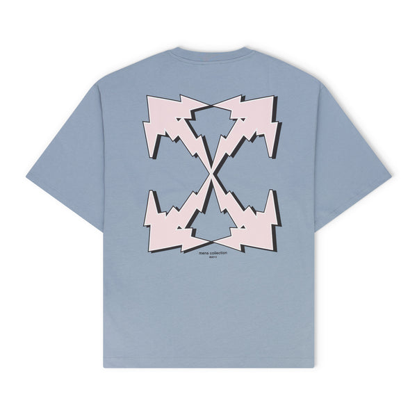 Faded Denim Skate Fit Bolt Arrow Graphic T-shirt