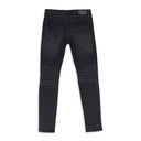 Black Lurex Repair Overdye P001 Jeans