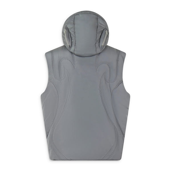Gray Padded Helmet Vest