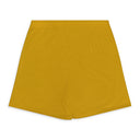 Yellow Denim U Mesh Shorts