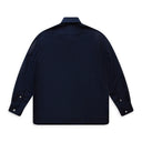 Midnight Blue Guardia Pinstripe Long-Sleeve Shirt